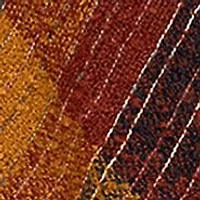 Women's Brushed Reversible Color Blocked Plaid Printed Topper