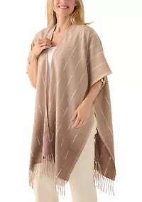 Women's Striped Ombre Feathersoft Topper