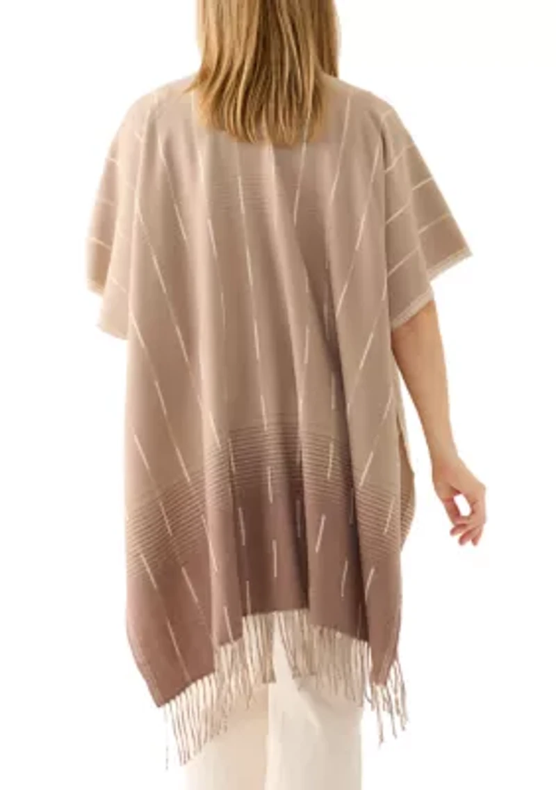 Women's Striped Ombre Feathersoft Topper