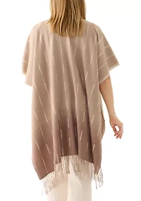 Women's Striped Ombre Feathersoft Topper