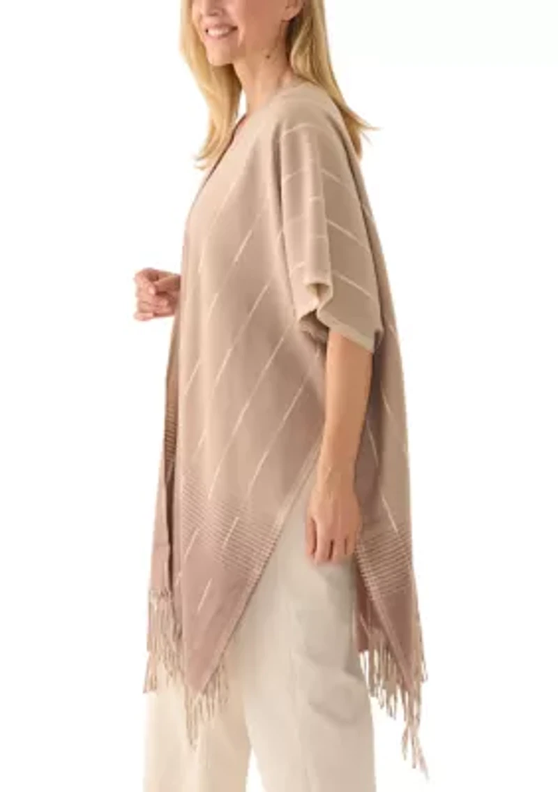 Women's Striped Ombre Feathersoft Topper