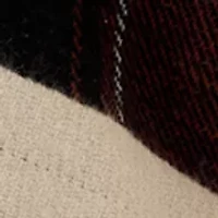 Women's Plaid Reversible Topper with Toggle