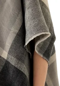 Women's Animal Plaid Printed Reversible Topper