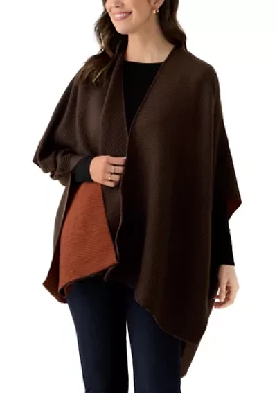 Women's Reversible Pleat Topper
