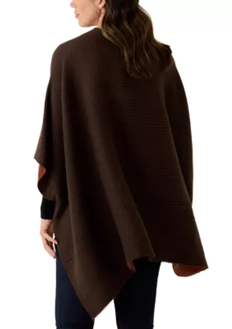 Women's Reversible Pleat Topper
