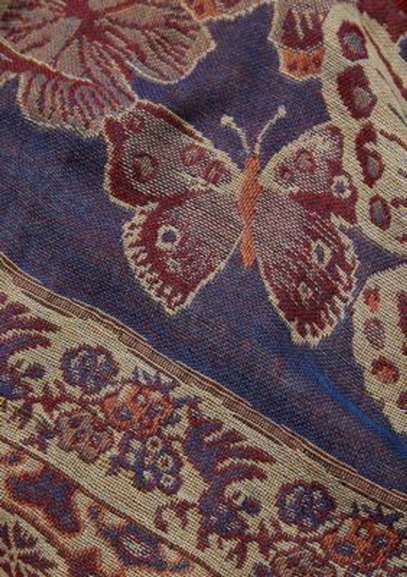 Butterfly Jacquard Wrap