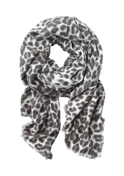 Super Soft Hazy Leopard Wrap Scarf