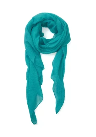 So Soft Pleated Solid Wrap