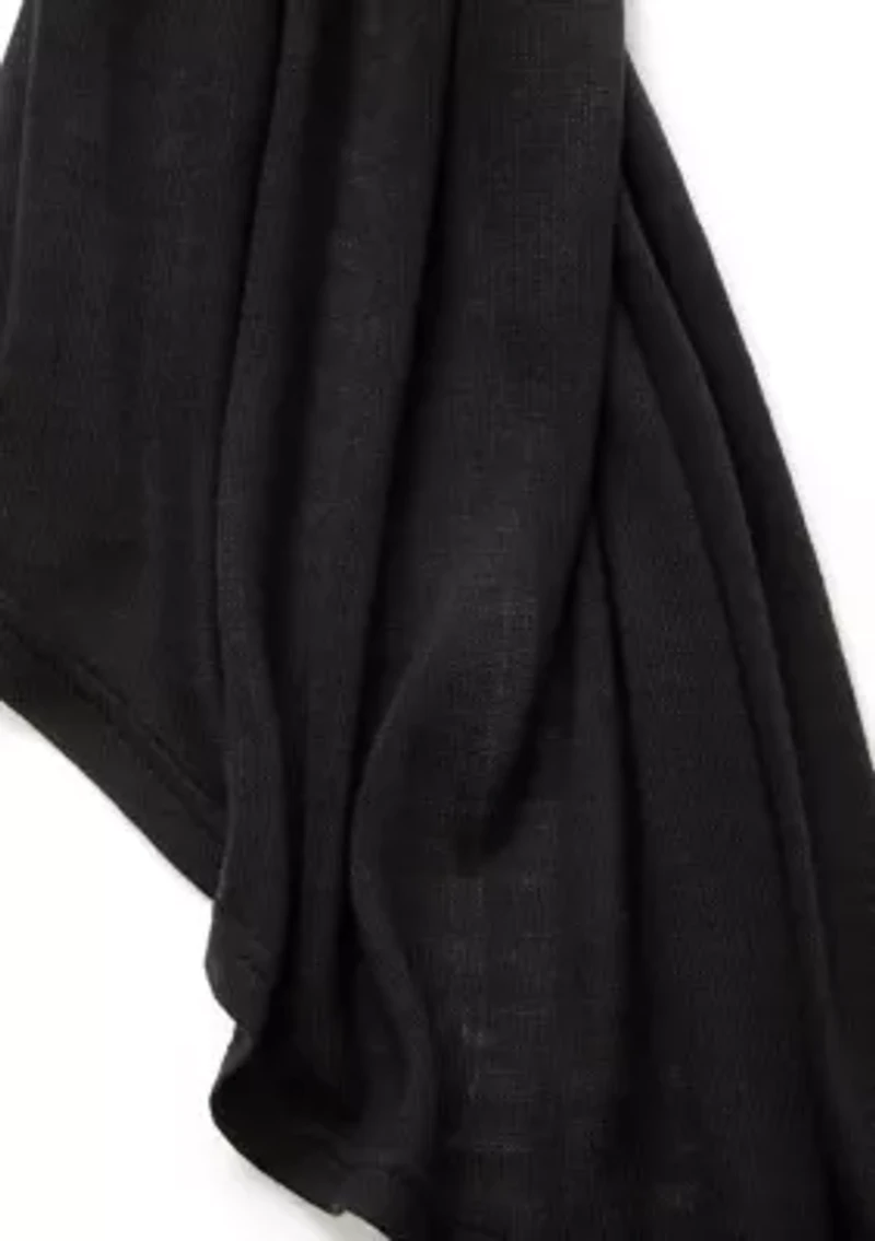 Ribbed Lightweight Scarf