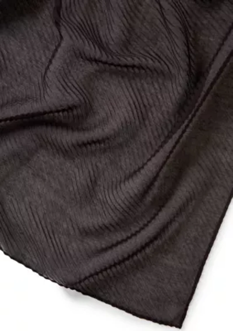 Soft Pleated Solid Wrap