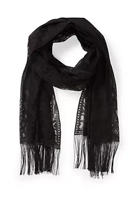 Lace Wrap with Fringe