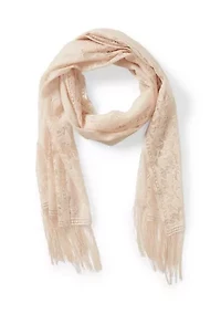 Lace Wrap with Fringe