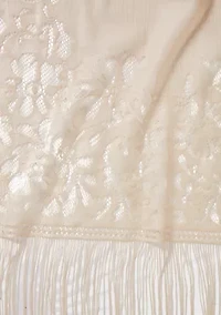 Lace Wrap with Fringe