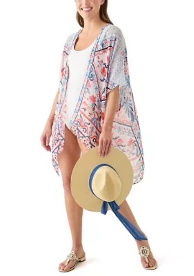 Printed Topper and Hat Set 