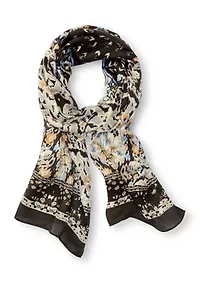 Carpet Silk Oblong Scarf 