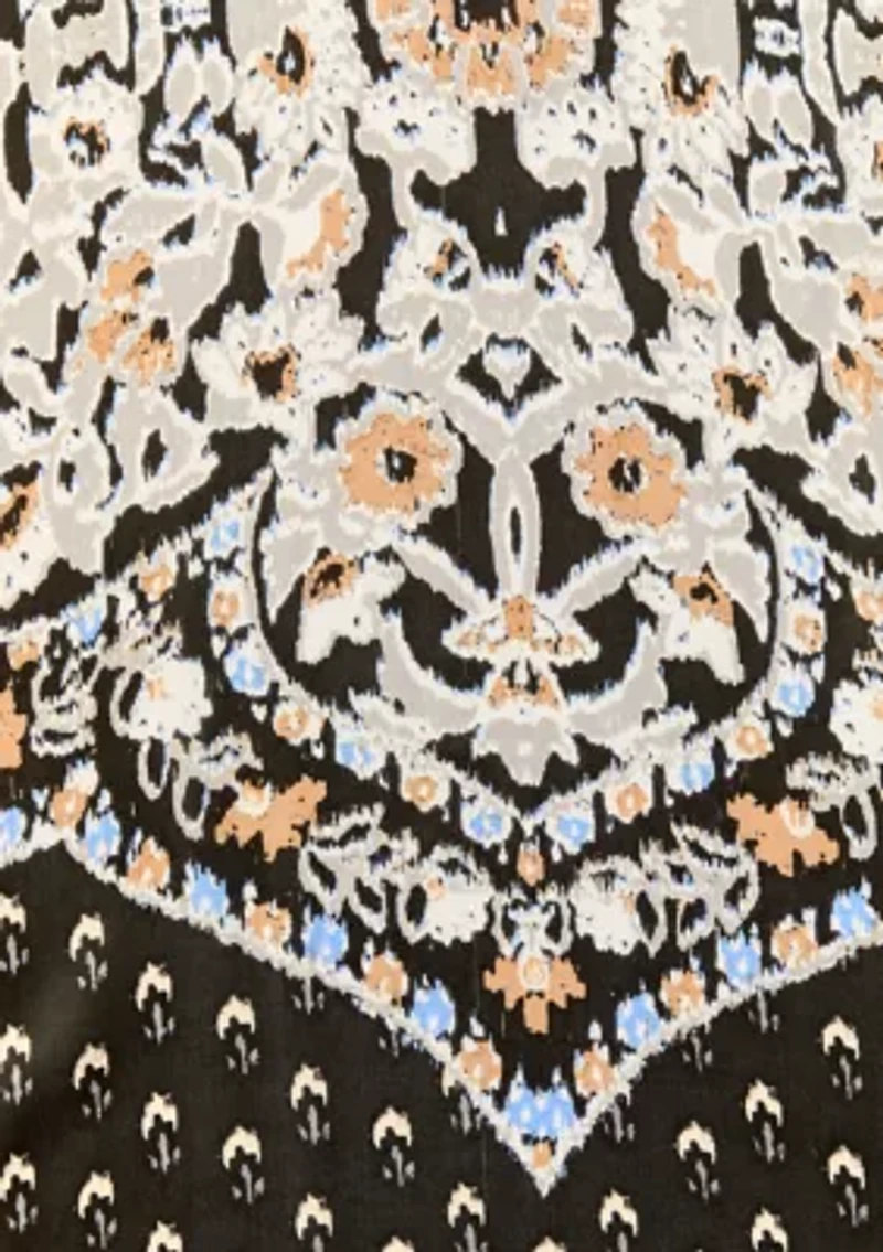 Carpet Silk Oblong Scarf 