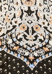 Carpet Silk Oblong Scarf 