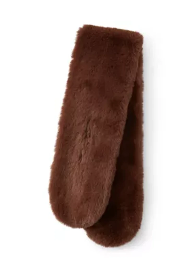 Faux Fur Pull Through Scarf