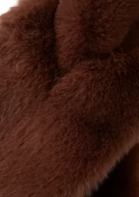 Faux Fur Pull Through Scarf