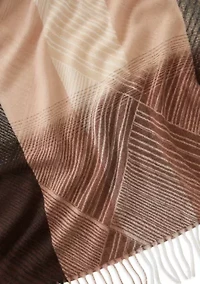 Diamond Feather Soft Wrap Scarf