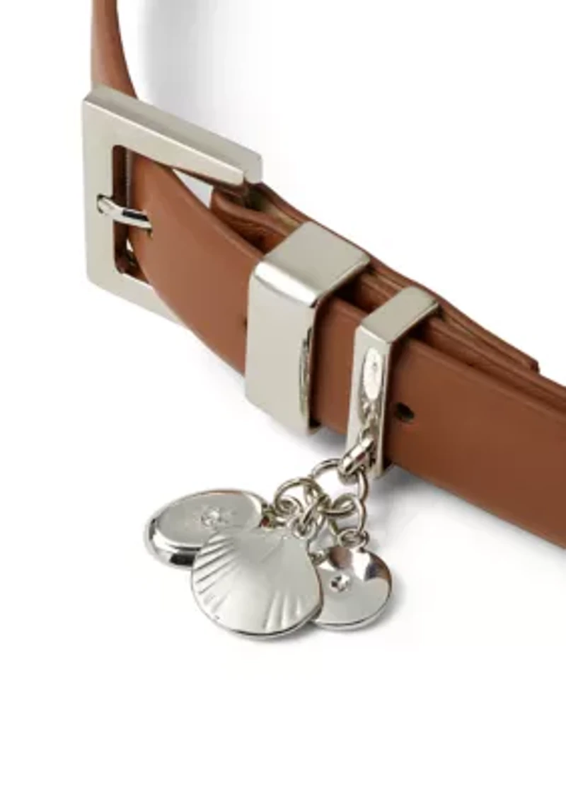 Classic Seashell Charm Loop Belt