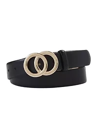 1.1 Inch Logo Double Ring Belt