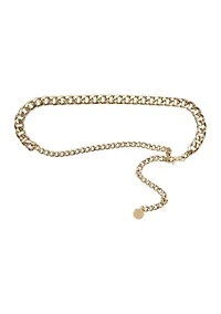 Gradient Gold Chain Belt