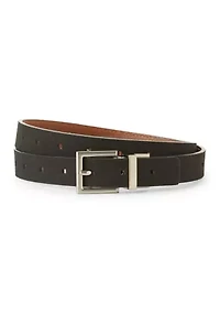 Reversible Pebble Faux Suede Belt