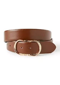 Reversible Twisted Double Loop Belt