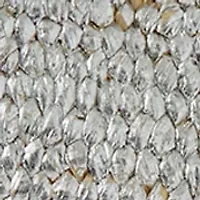 Metallic Straw Whipstitch Edge Wrapped Belt