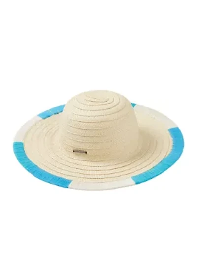 Pop Embroidered Edge Floppy Hat
