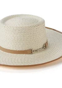 Gondalier Hat with Vegan Leather Band