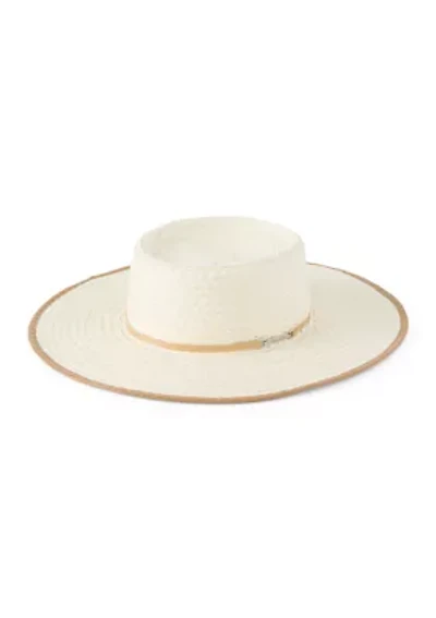 Gondolier Hat with Vegan Leather Band