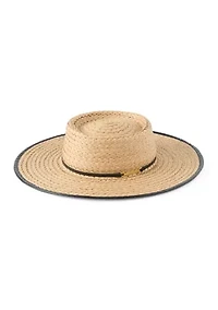 Gondolier Hat with Vegan Leather Band