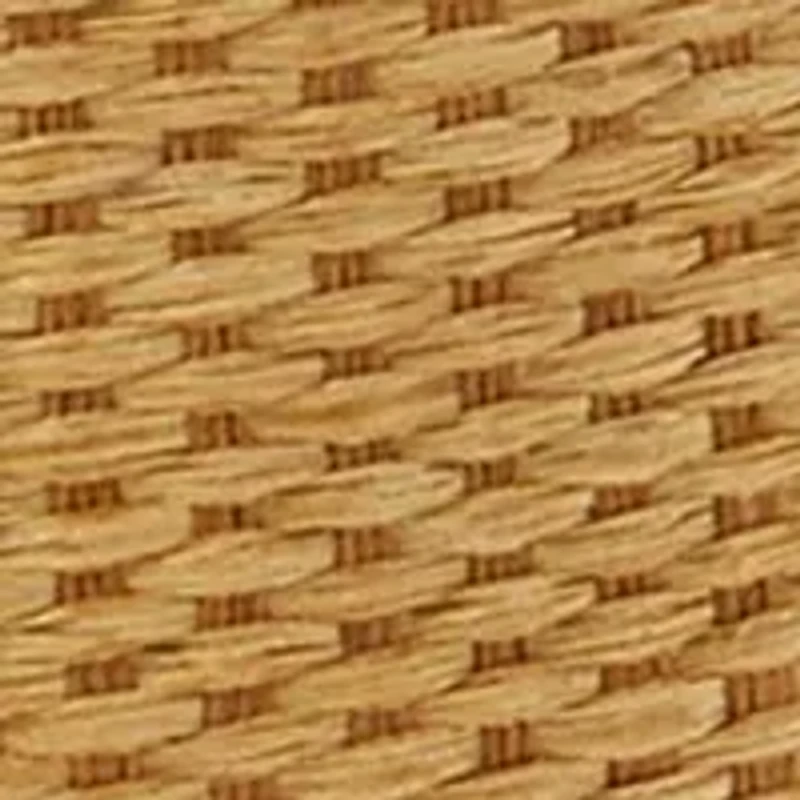 Textured Straw Bucket Hat with Binding