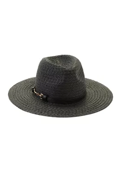 Belted Panama Hat
