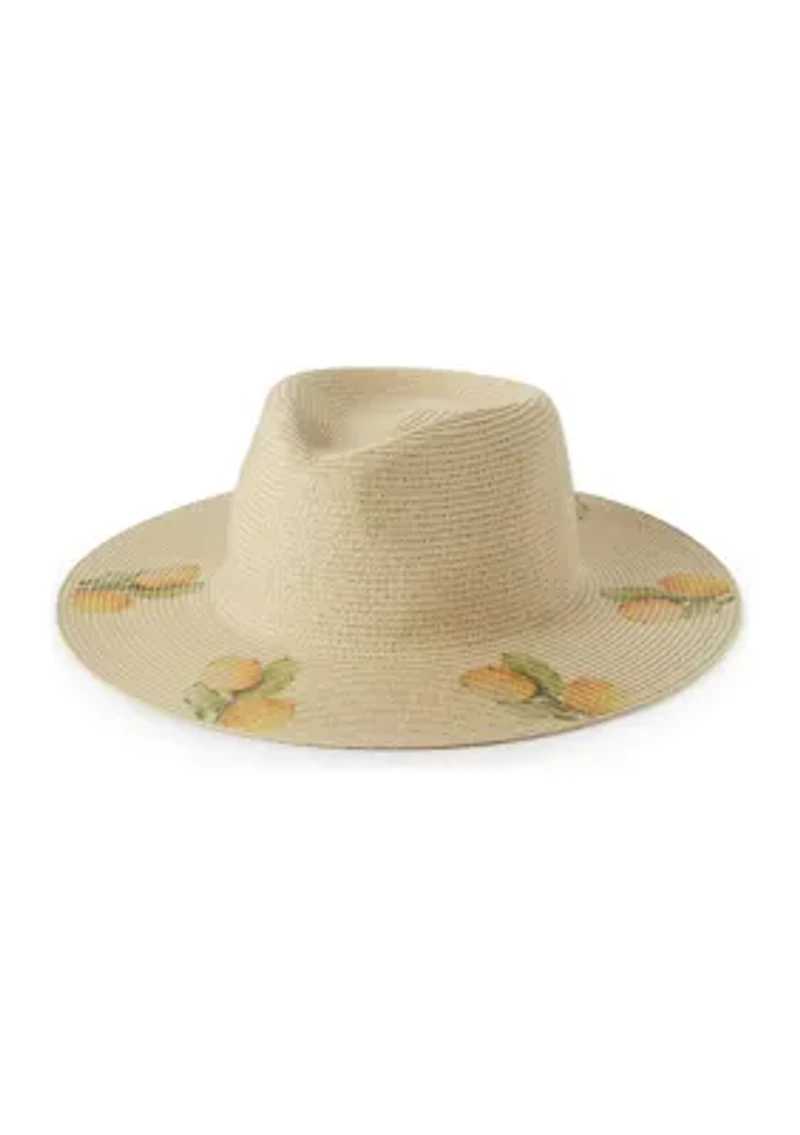 Printed Panama Hat