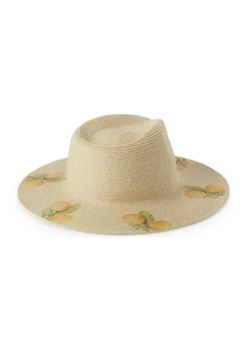 Printed Panama Hat