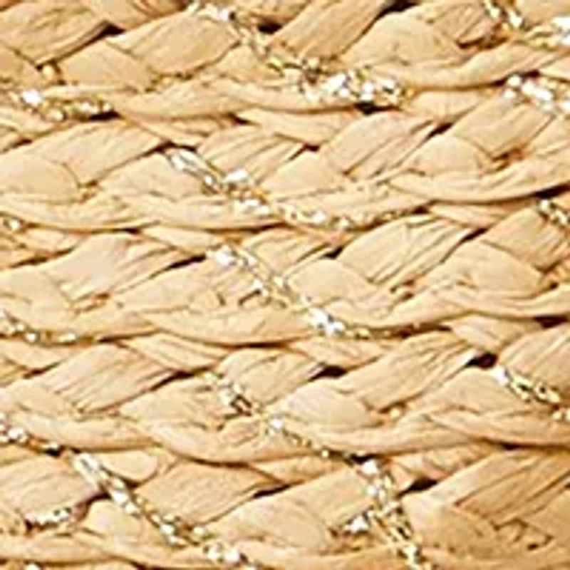 Metallic Paper Panama Hat