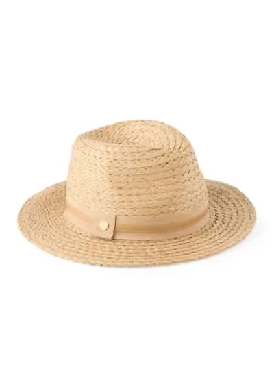 Metallic Lala Paper Panama Hat