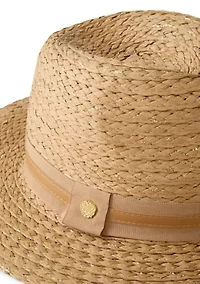 Metallic Lala Paper Panama Hat