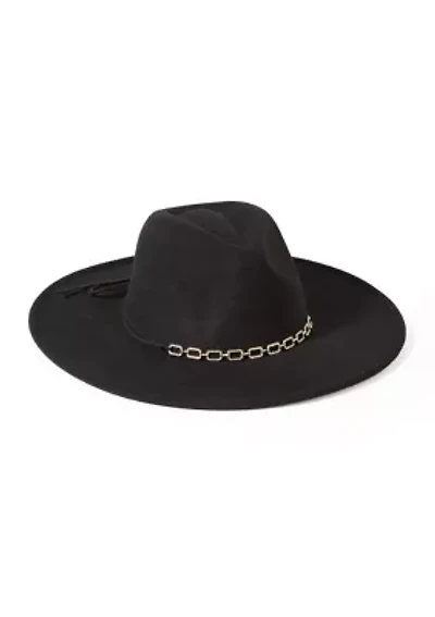 Panama Hat with Rhinestone Belt