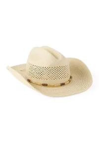 Cowboy Hat with Stone Trim