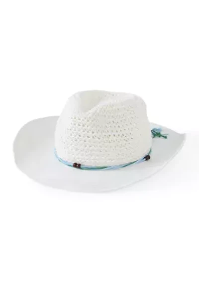 Crochet Paper Cowgirl Hat