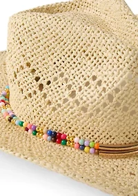 Bead Trim Cowboy Hat