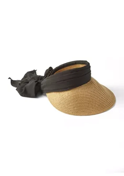 Women's Tie Back Chiffon Visor