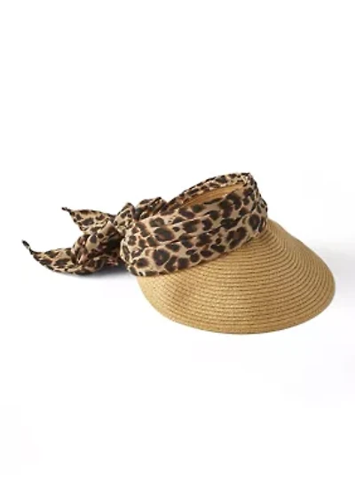 Women's Tie Back Chiffon Visor