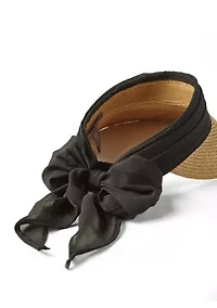 Women's Tie Back Chiffon Visor