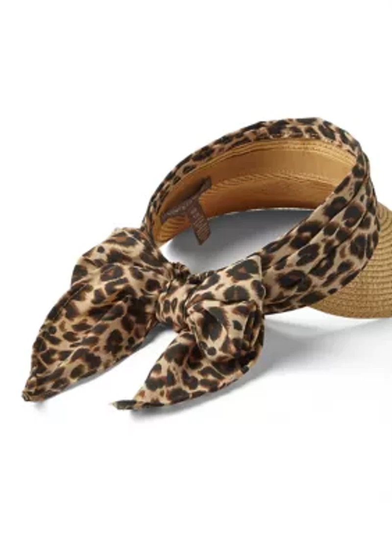 Women's Tie Back Chiffon Visor