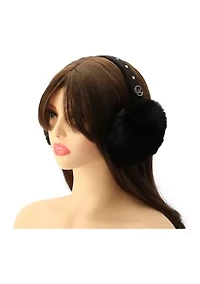 Rhinestone Rib Earmuffs